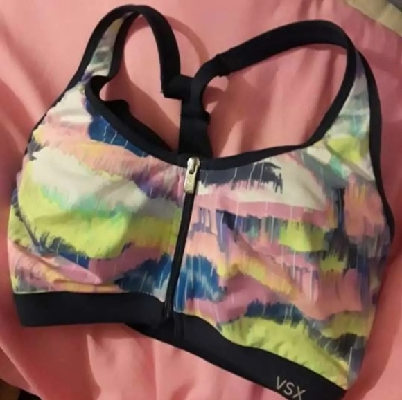 32D vsx Multicolor sports bra - Picture 1 of 5
